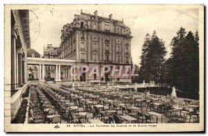 Old Postcard Vittel La Terrasse Du Casino and Grand Hotel