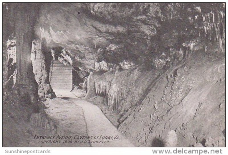Entrance Avenue Caverns Of Luray Virginia