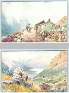 2 Tuck Oilette KIRKSTONE PASS INN & Brothers- Picturesque English Lakes Wimbush