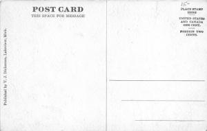 Lakeview Michigan~South Side Lincoln Avenue~Storefronts~c1910 Dickerson Postcard