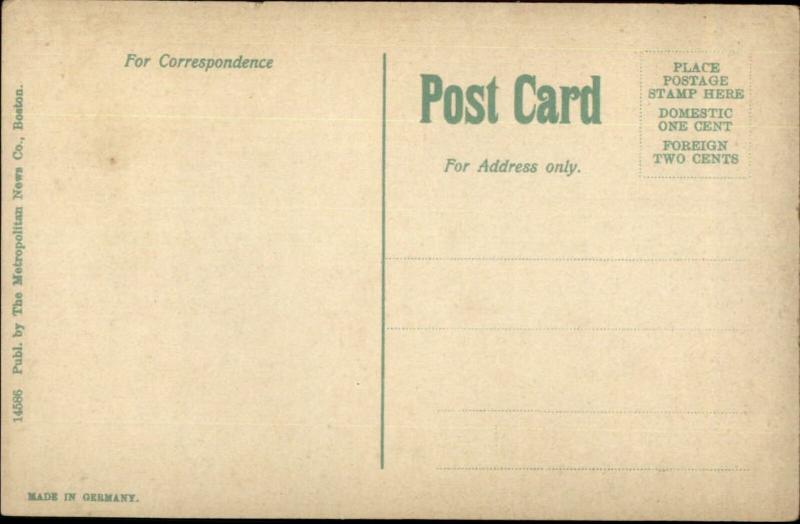 US Navy Battleship USS Kansas N.L. Stebbins c1910 Postcard