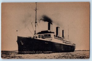 Germany Postcard Leviathan Formerly German Liner Vaterland c1920's Antique