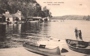 Vintage Postcard 1951 The Harbo Fishing Boat Lake Sunapee New Hampshire N. H.