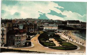 CPA BIARRITZ Pittoresque - La Plage et les deux Casinos (162683)