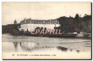 The Pouldu Old Postcard The Chateau Saint Maurice