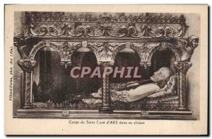 Old Postcard Ars Body of Saint Cure d & # 39Ars In its hunt