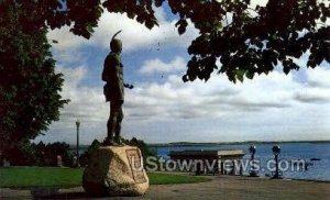 Statue, Indian Chief Massasoit - Plymouth, Massachusetts MA  