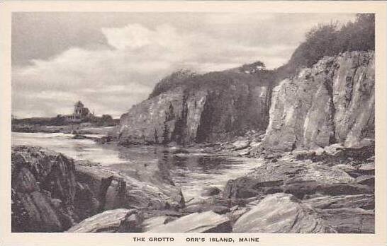 Maine Orrs Island The Grotto Albertype