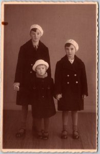 Sibling Photographs Sibling Holding Each Other's Hands Postcard