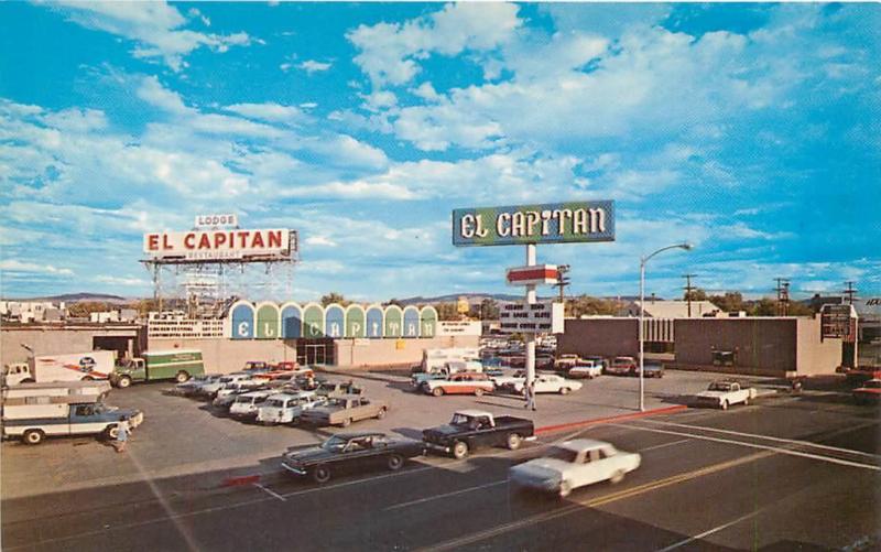 HAWTHORNE, Nevada  NV   EL CAPITAN LODGE  Casino  c 1960s  Postcard