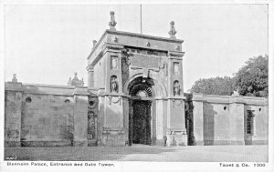 WOODSTOCK OXFORDSHIRE ENGLAND~BLENHEIM PALACE-ENTRANCE-GATE TOWER~POSTCARD