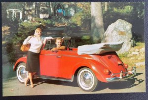 Mint USA Advertising Picture Postcard Volkswagen WV-1360 Beetle