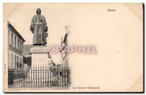 Old Postcard Sens Baron Thenard