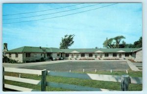 BOONE, Iowa IA ~ Lincoln Highway TOPPER MOTEL Roadside c1950s-60s Postcard