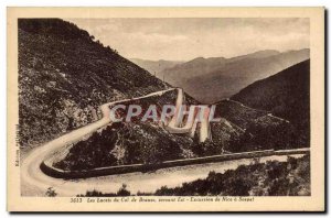 Old Postcard The laces catchment Brauss Pass East Tour Nice Sospel