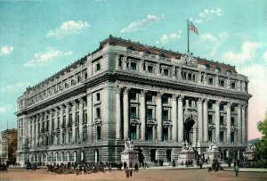 US Custom House New York City Unposted 1902 Vintage Antique Postcard 