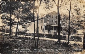 Guest House (Boys' Cottage) Elizabethtown Pennsylvania, PA