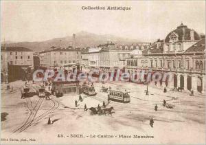 Nice Modern Postcard Casino Place Massena COPYRIGHT