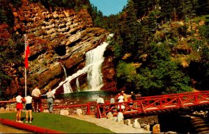 Canada Alberta Waterton Lakes Cameron Falls