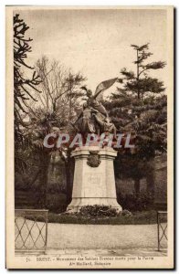 Old Postcard Brest Britons Dead Soldiers Monument To The Motherland Army