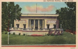 Vintage Postcard Cyclorama Building Grant Park Landmark Atlanta Georgia R&R News