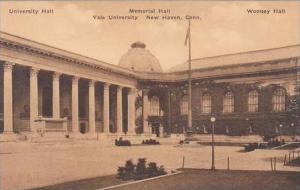 Connecticut New Haven University Hall Memorial Hall Woolsey Hall Of Yale Univ...