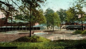 Circa 1910 Trolly At Crumps Park, Macon Georgia Vintage Postcard P14