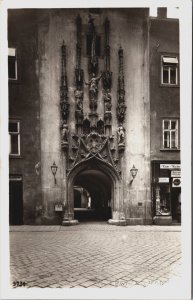 Czech Republic Brno Portal Radnice Brünn Vintage RPPC C139