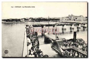 Royan Old Postcard The new pier (boat)