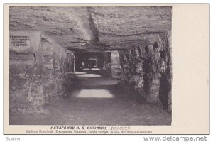 SIRACUSA, Sicilia, Italy, 1900-1910's; Catacombe Di S. Giovanni