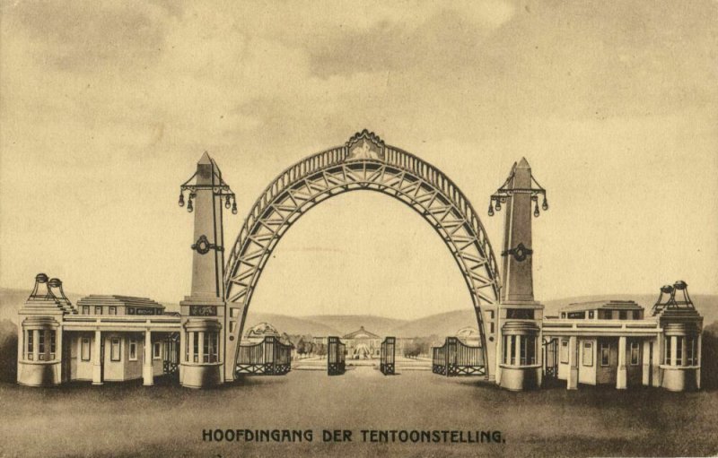 indonesia JAVA SEMARANG Colonial Exhibition Main Entrance Expo 1914 2