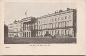 Bruxelles Palais du Roi Brussels Belgium Unused Postcard G96