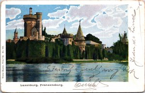 Austria Laxenburg Franzensburg Vintage Postcard 09.61