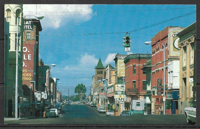 Montana, Butte - Looking West On Broadway From Main - [MT-028]