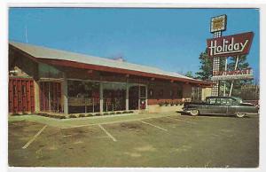 Holiday Restaurant Car Rockingham North Carolina postcard