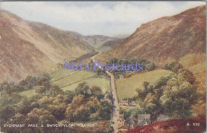 Wales Postcard - Sychnant Pass & Dwygfylchi Village  DC2288