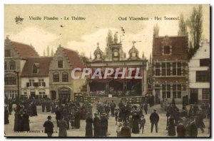 Expo Ghent-Ghent-Belgium-Belgium-1913- Hand stamp- Old Flanders -The Theater