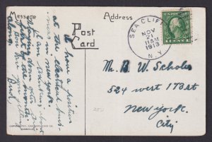 UNITED STATES 1913, Postcard, Air Ship Zeppelin