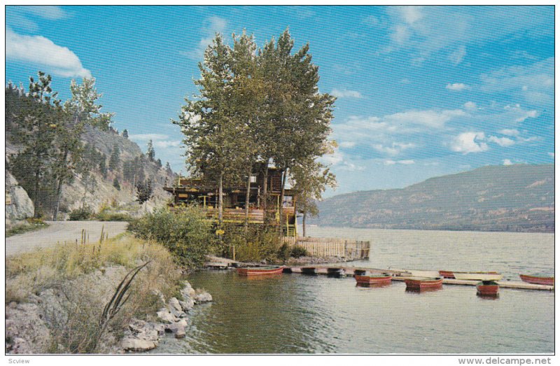 Woods Lake, Boats, OKANAGAN, British Columbia, Canada, 40-60's