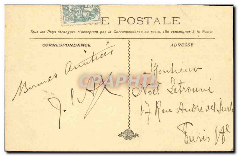 Old Postcard Marseille L Embarcadere Pharo