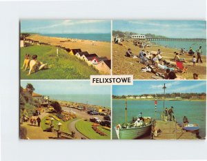 Postcard Felixstowe, England