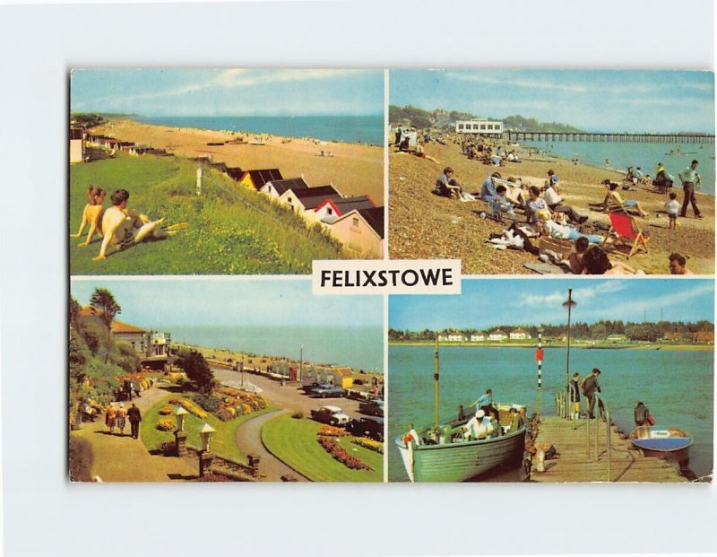 Postcard Felixstowe, England