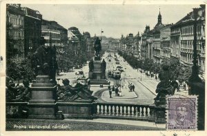 Lot 4 postcards Czech Republic Prague 1934 