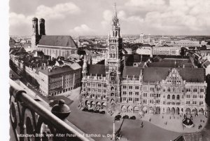 Germany Muenchen Blick vom Alter Peter auf Rathaus und Dom Photo