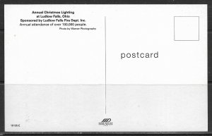 Ohio, Ludlow Falls - Annual Christmas Lighting - [OH-103]