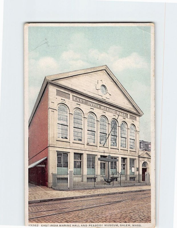 Q-45853 East India Marine Hall And Peabody Museum Salem Massachusetts USA