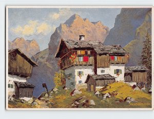 Postcard Tiroler Bauernhäuser By J. Becker, Austria