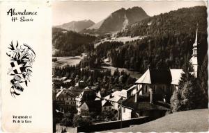 CPA ABONDANCE Hte Savoie - Vue générale et Pic de la Corne (247972)