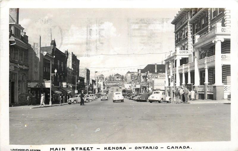 Kenora Ontario Main Street Bijou Theatre Bakery Tea Room