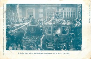 Royalty & political event royal parade Amsterdam de Gouden Koets 1901